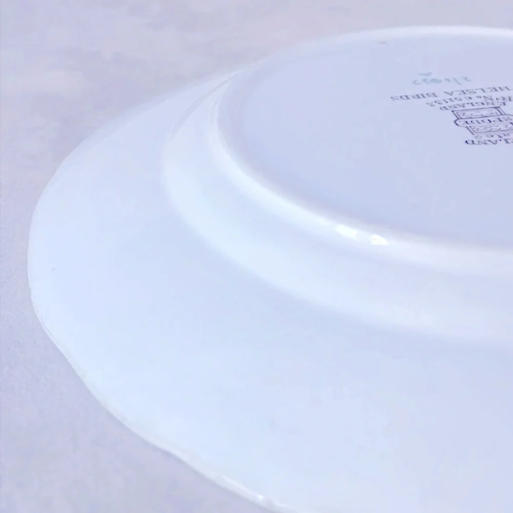 Spode Copeland Chelsea Bird Vintage Bread Plate 6 5/8” Wide Excellent Condition